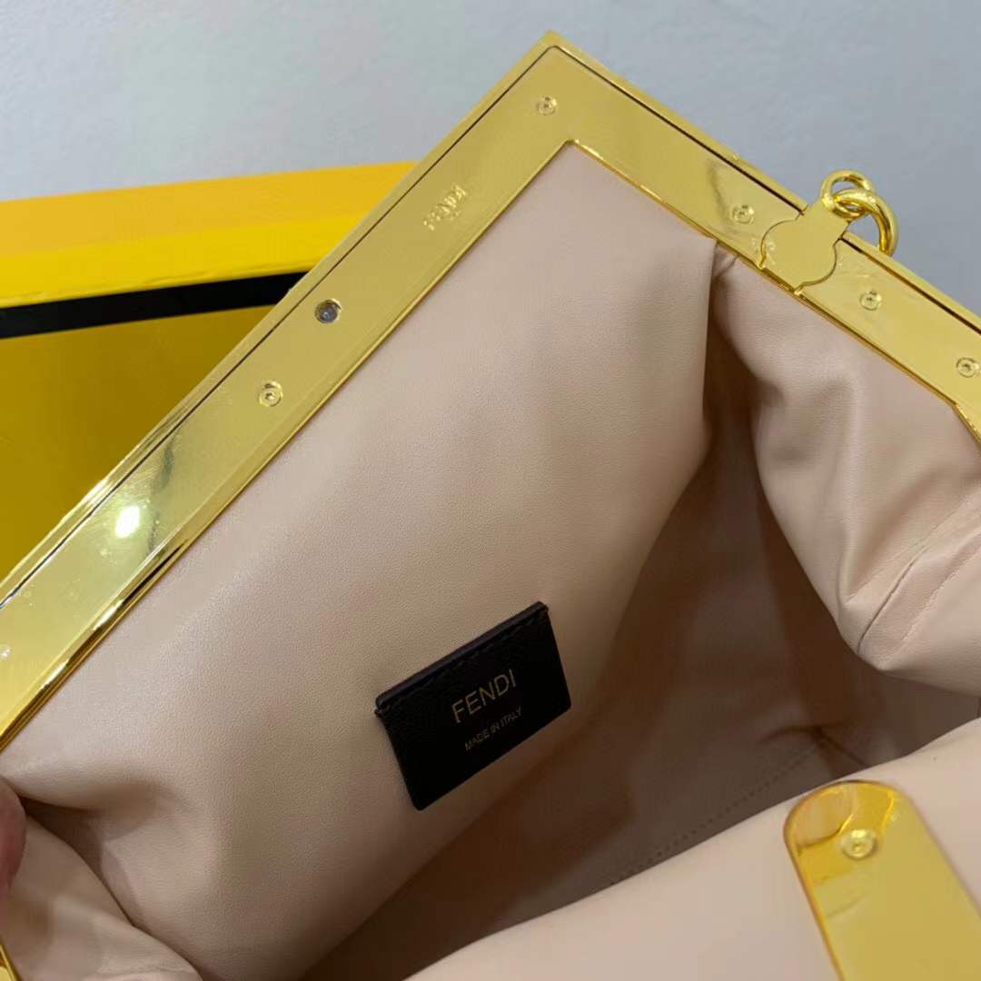 Fendi First Bag FF Karligraphy Flannel Medium