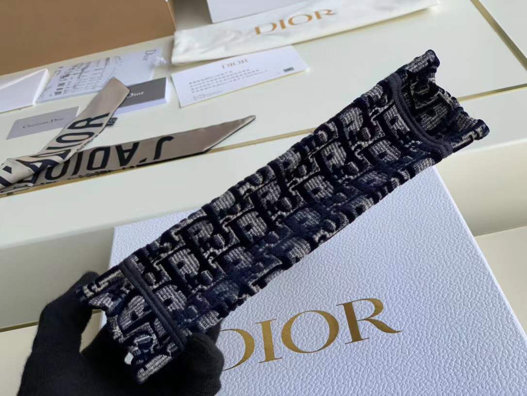 Christian Dior Mini Book Tote in Blue Dior Oblique Embroidery, which features the signature logo on the front