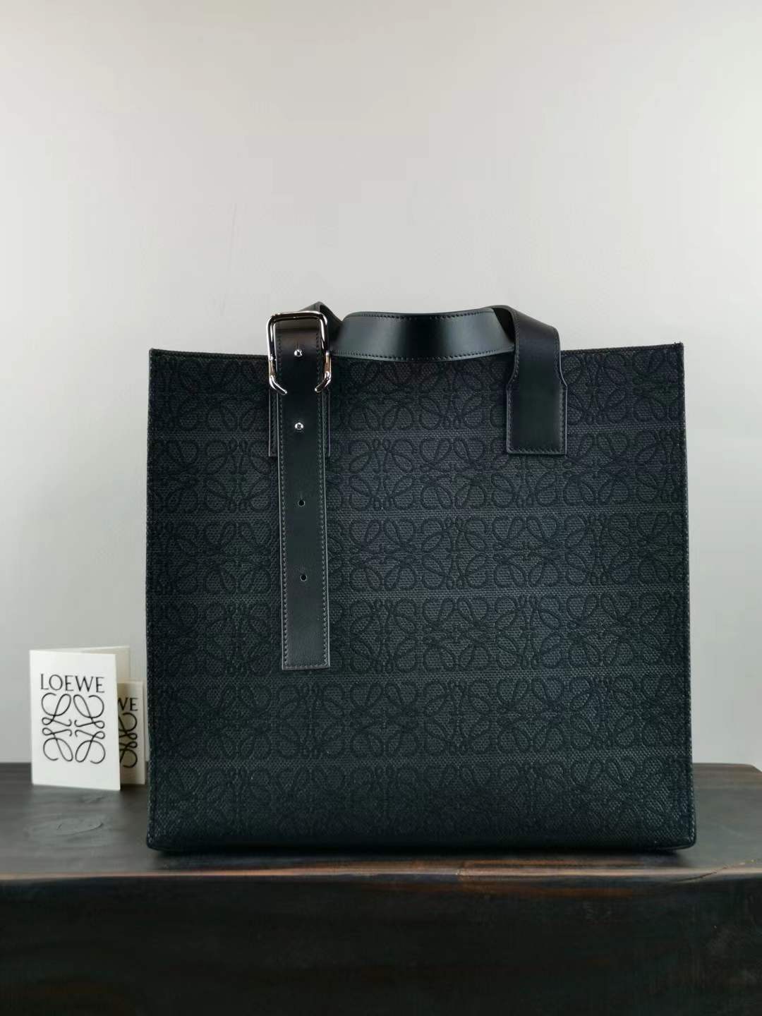 Loewe Buckle Anagram Tote Bag is a luxury tote bag