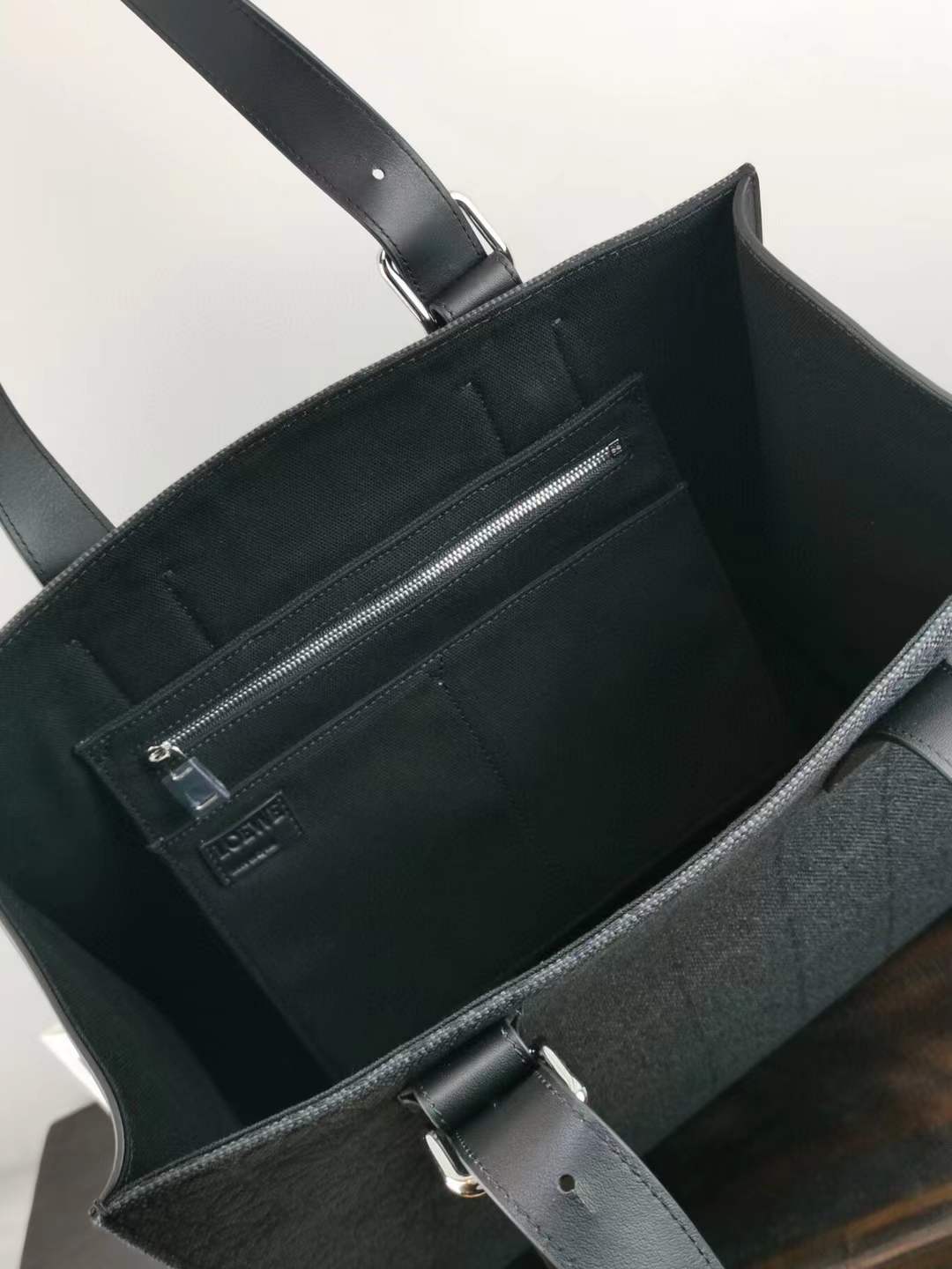 Loewe Buckle Anagram Tote Bag is a luxury tote bag