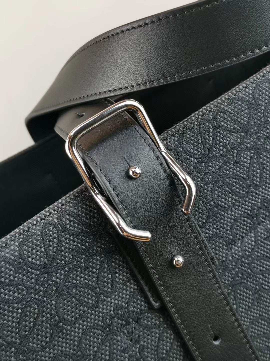 Loewe Buckle Anagram Tote Bag is a luxury tote bag