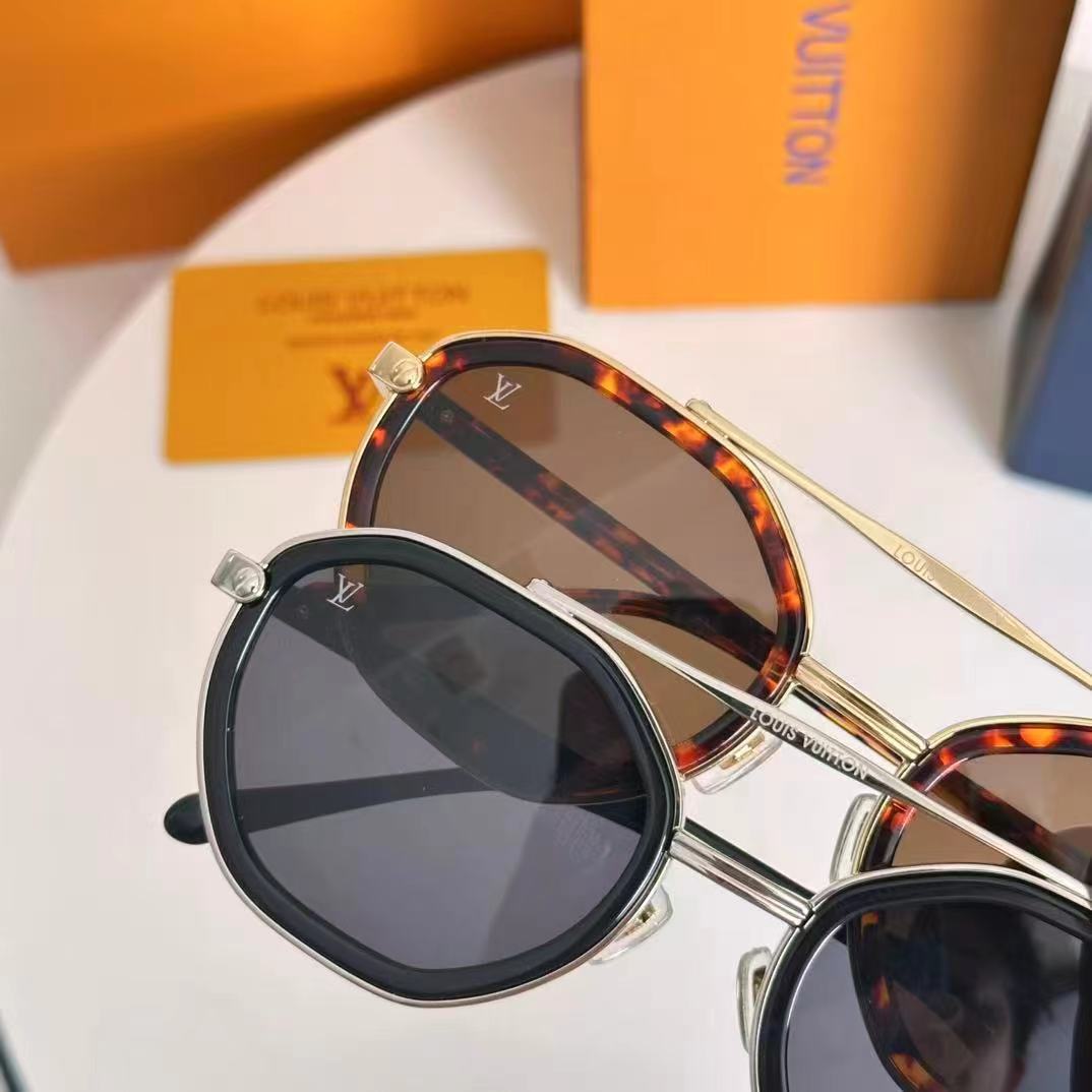 LV Z2532U Signature Duo Round Sunglasses