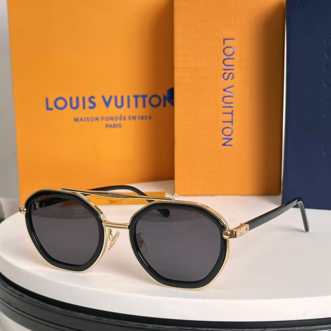 LV Z2532U Signature Duo Round Sunglasses