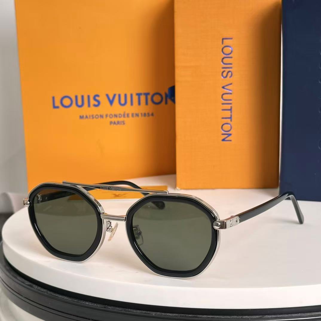 LV Z2532U Signature Duo Round Sunglasses