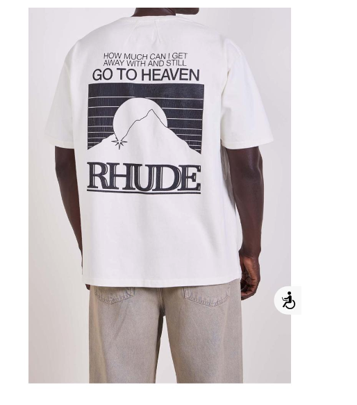 Rhude Moonlight Pack T-shirt in white and Black