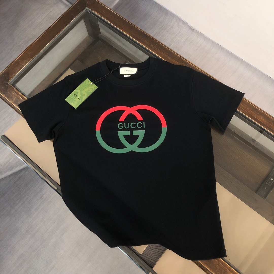 Gucci Interlocking G print cotton jersey t-shirt