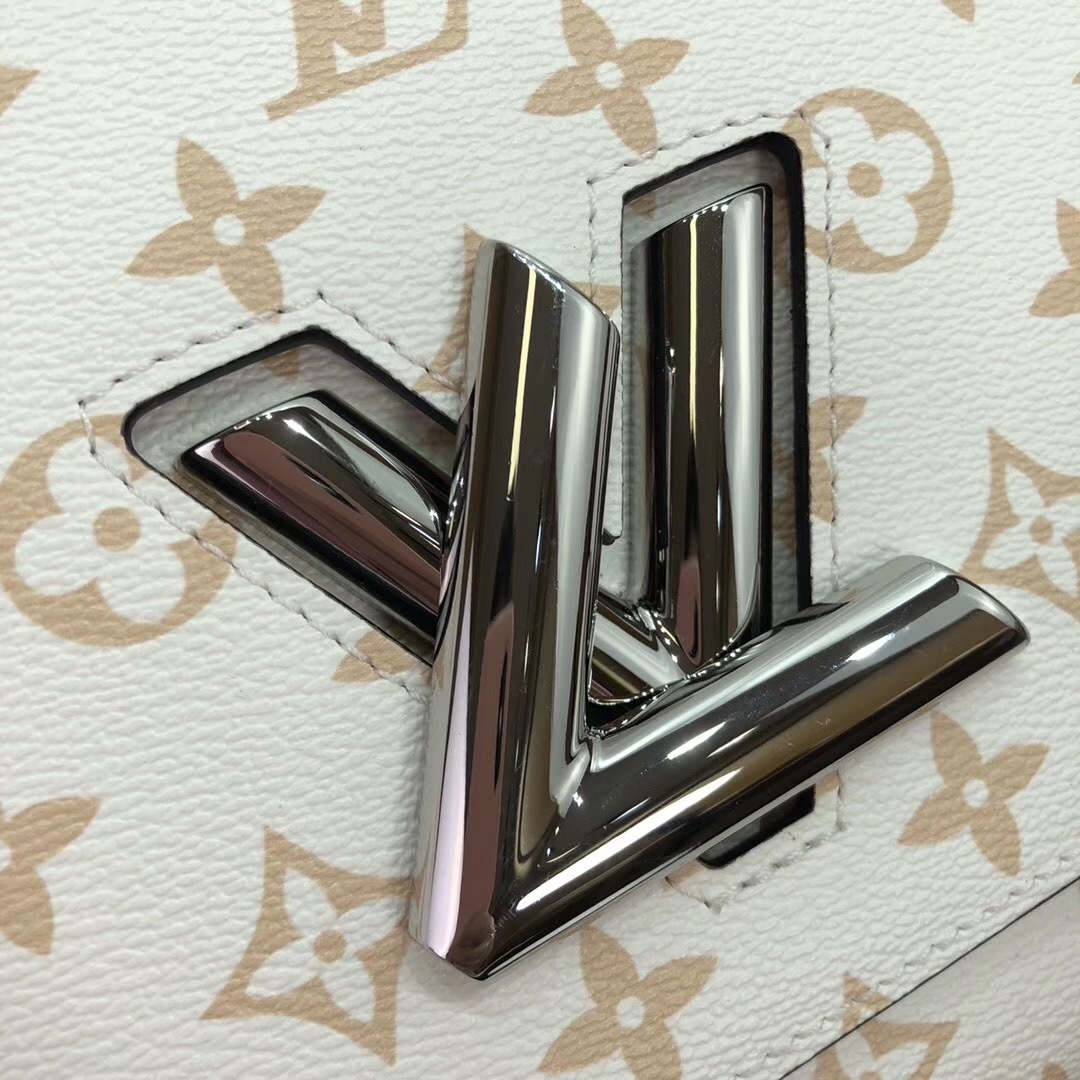 LV Twist bag in a Quartz White/Pink gradient