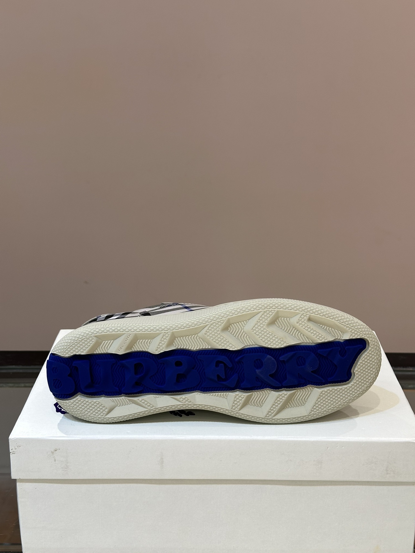 Burberry Check Terrace Sneakers.