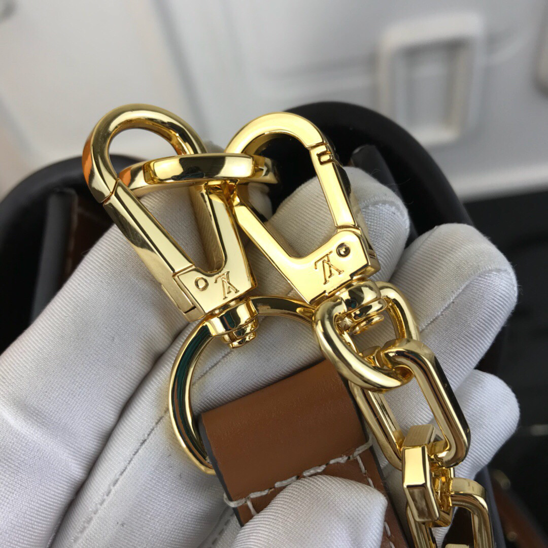 LV Biface Monogram Canvas Shoulder Bag.