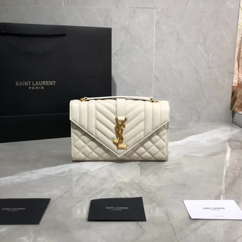 YSL Saint Laurent Envelope Medium Chain Bag