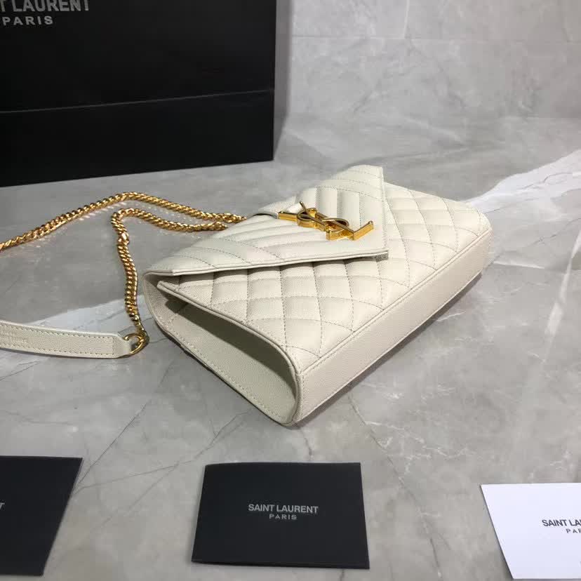 YSL Saint Laurent Envelope Medium Chain Bag