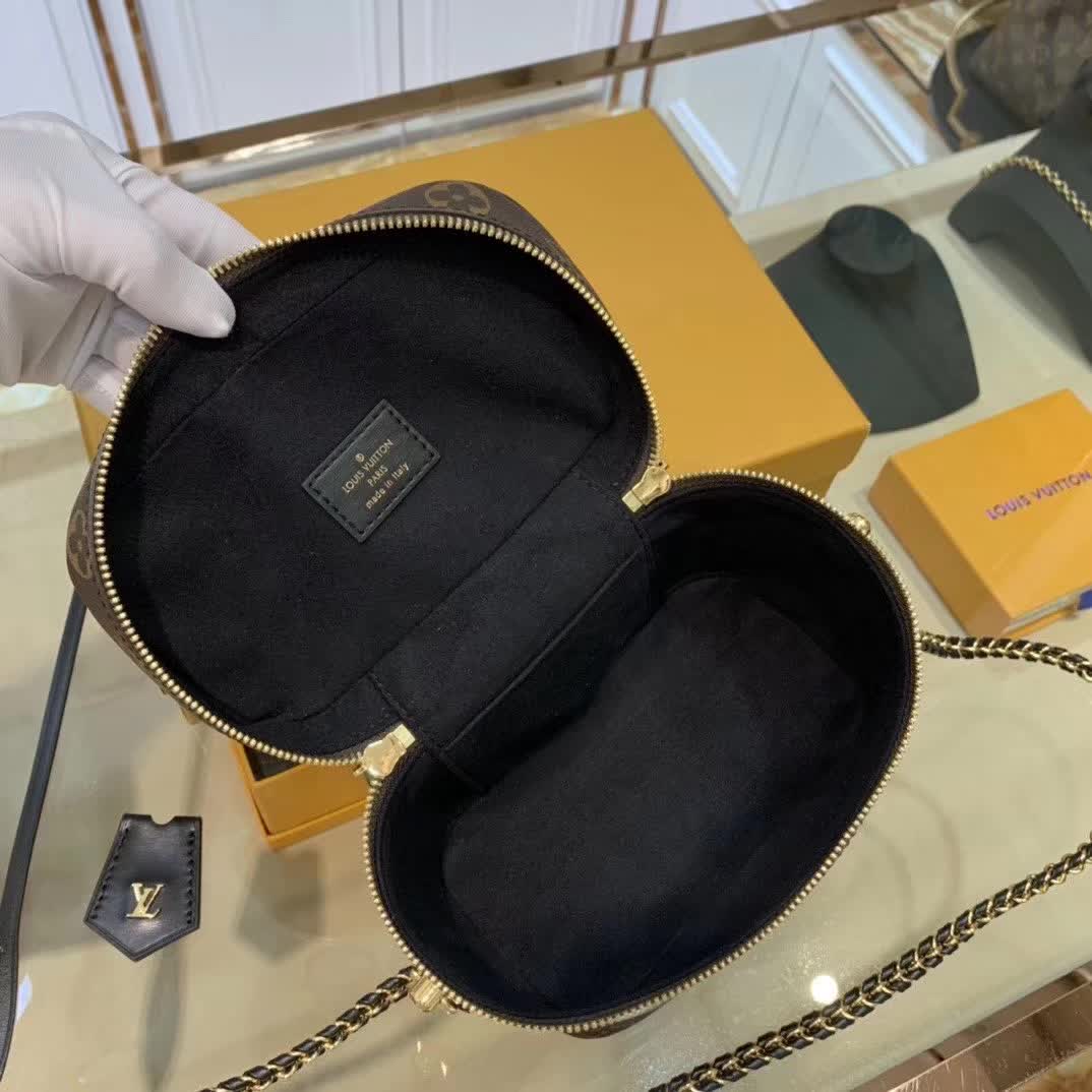 LV Vanity PM handbag in Monogram Reverse canvas