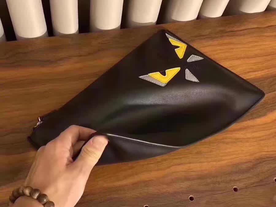 Fendi Monster clutch bag