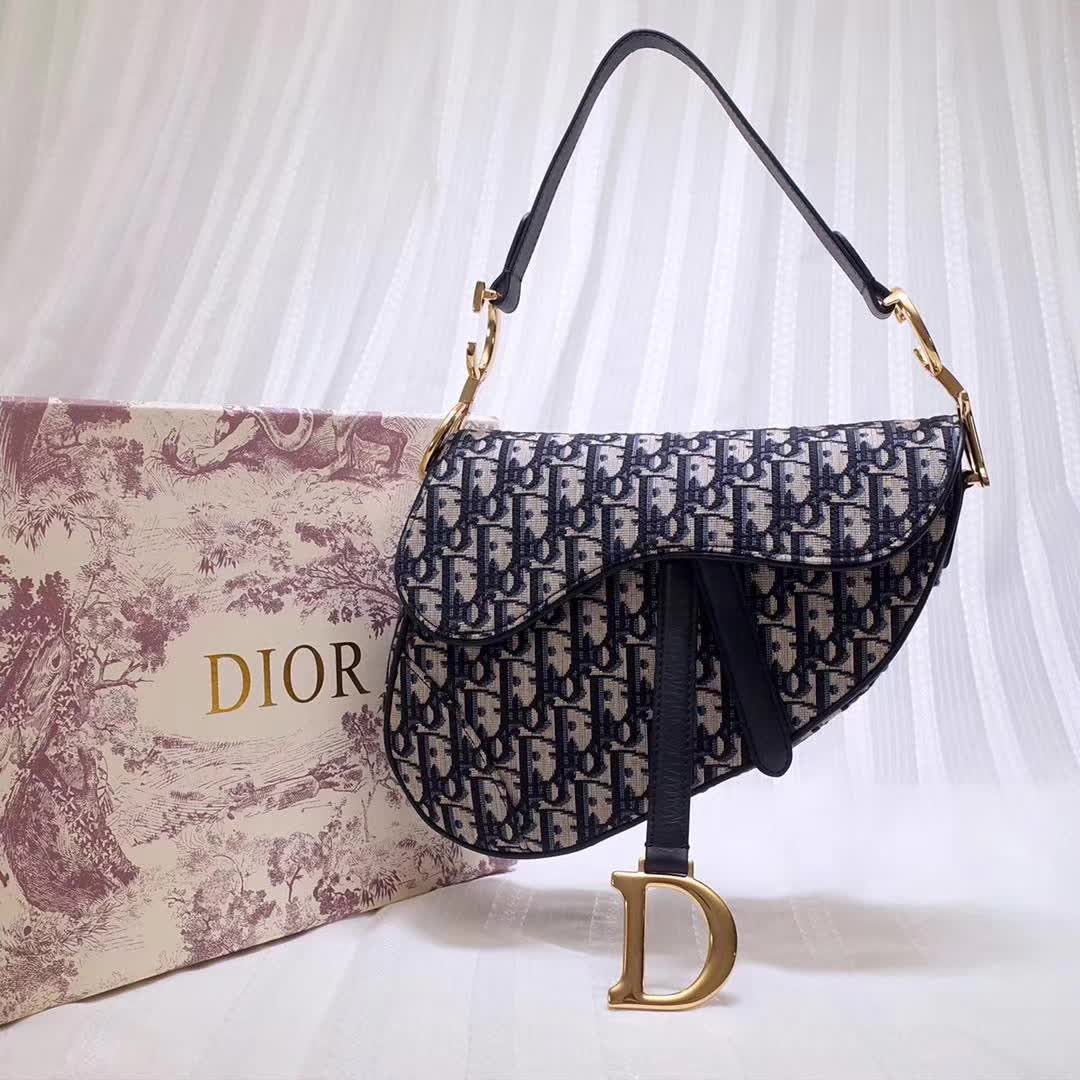 Christian Dior Oblique Saddle Bag