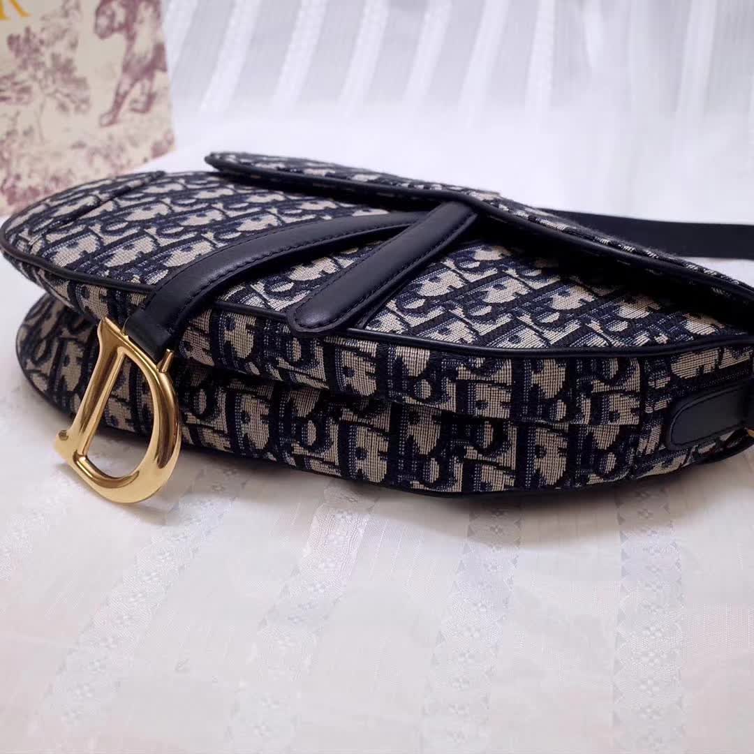 Christian Dior Oblique Saddle Bag