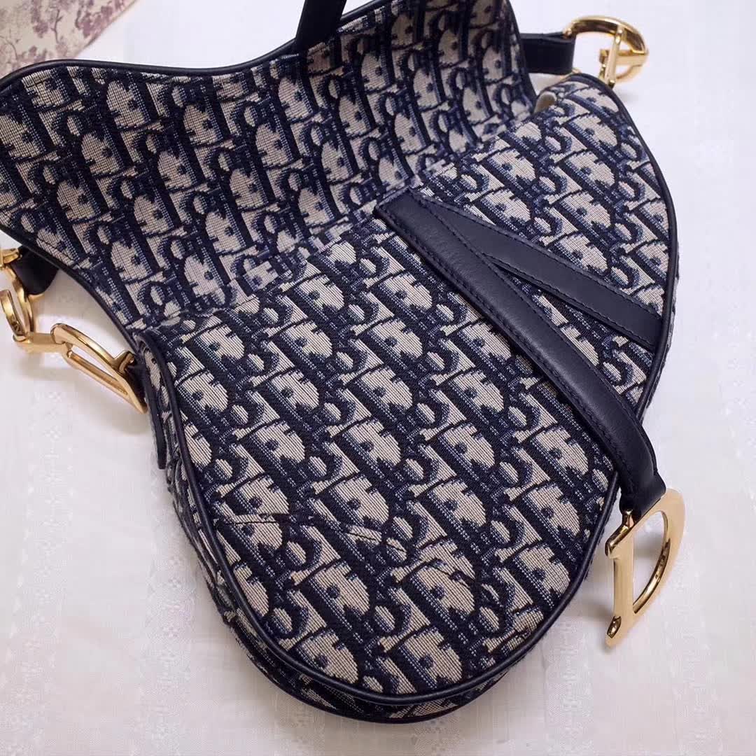Christian Dior Oblique Saddle Bag