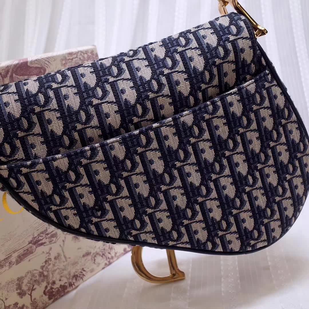 Christian Dior Oblique Saddle Bag