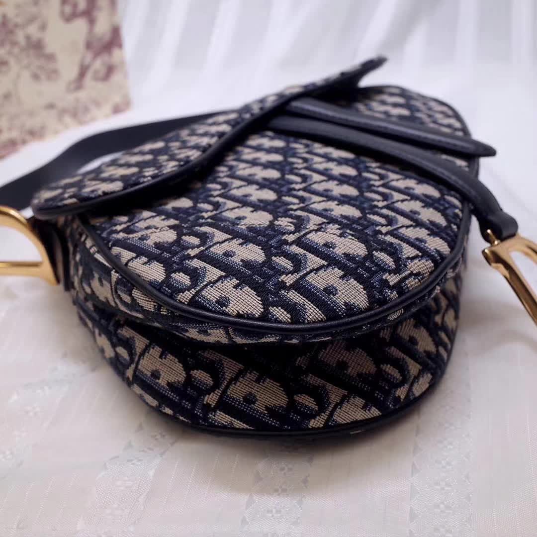Christian Dior Oblique Saddle Bag