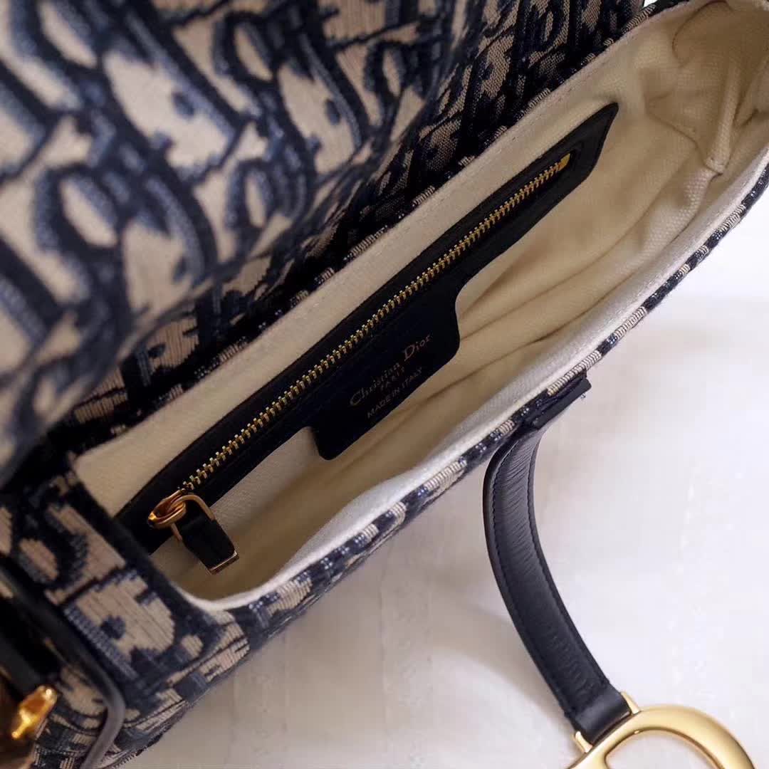 Christian Dior Oblique Saddle Bag