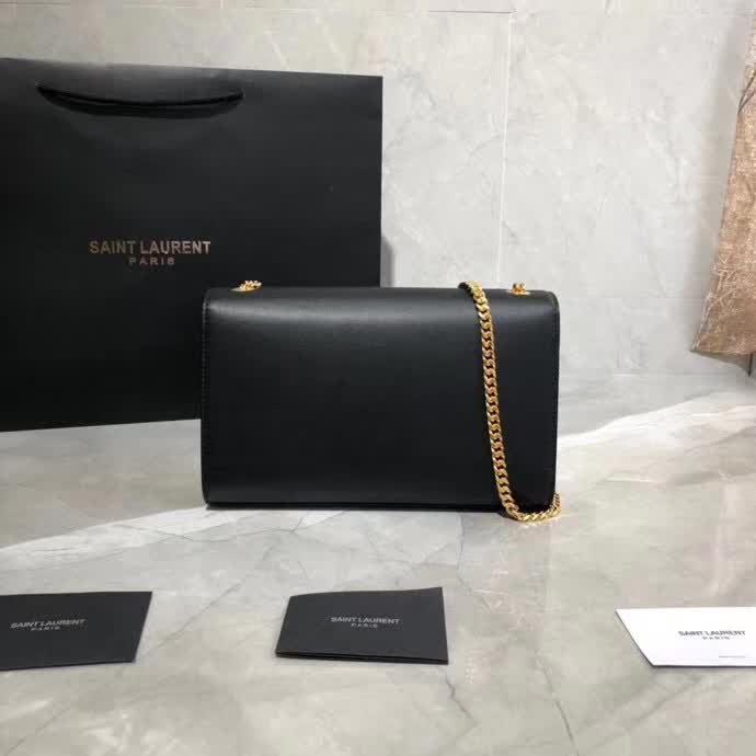YSL Saint Laurent Kate Small Tassel Bag Handbag Black
