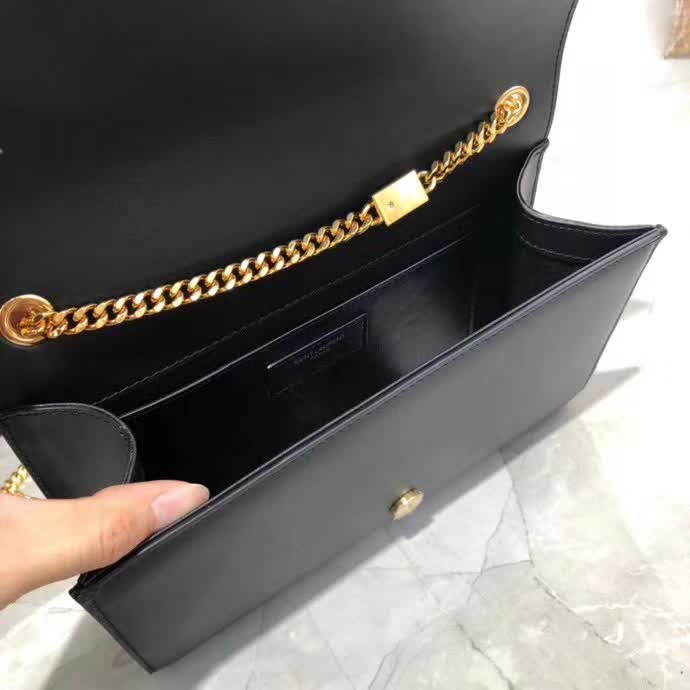 YSL Saint Laurent Kate Small Tassel Bag Handbag Black