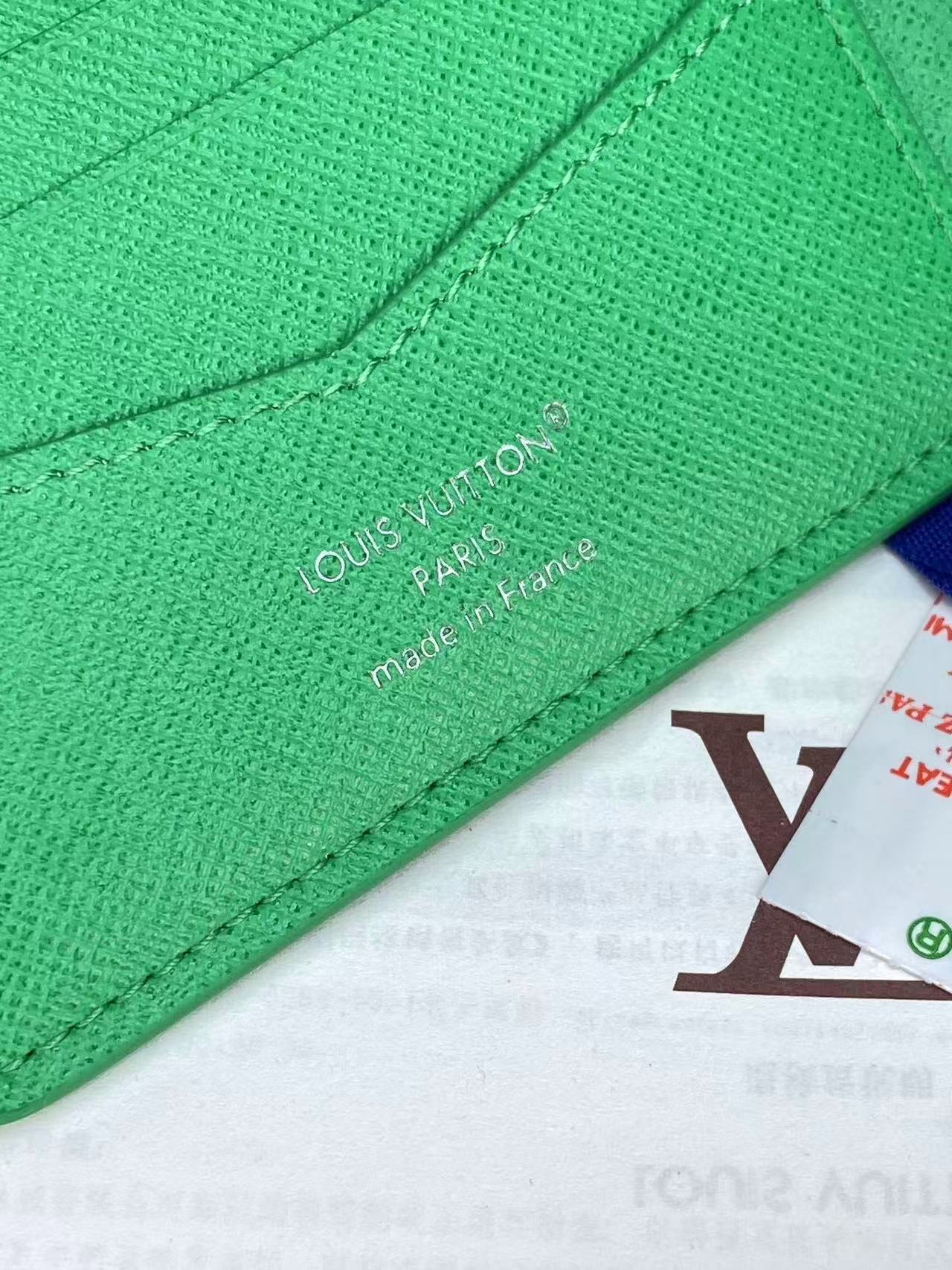 LV Slender Wallet in Golf Green, featured in the Monogram Other collection