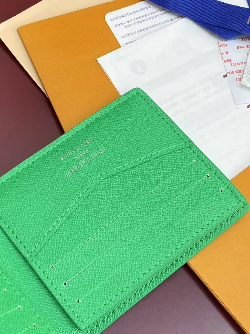 LV Slender Wallet in Golf Green, featured in the Monogram Other collection
