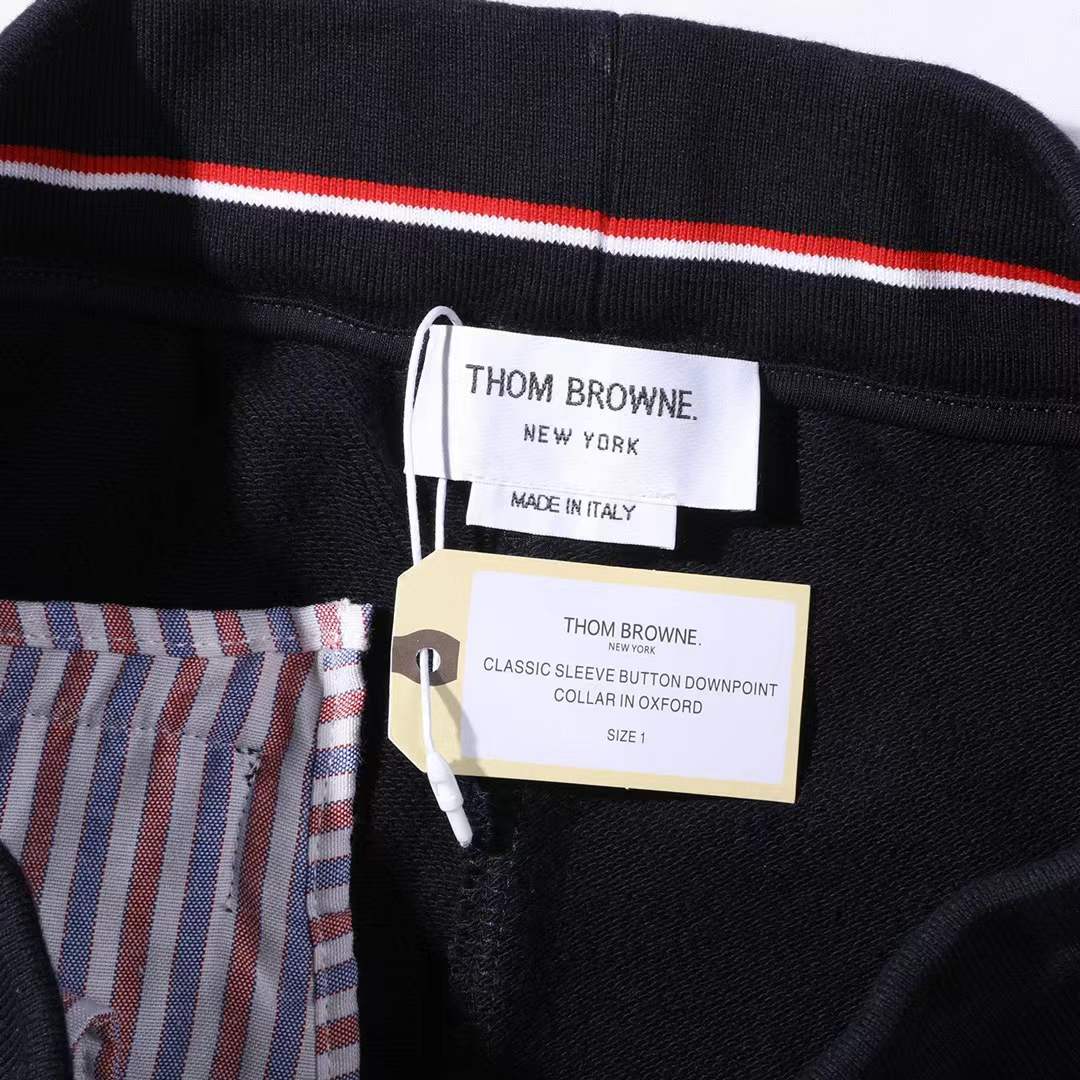 thom browne track pant Black