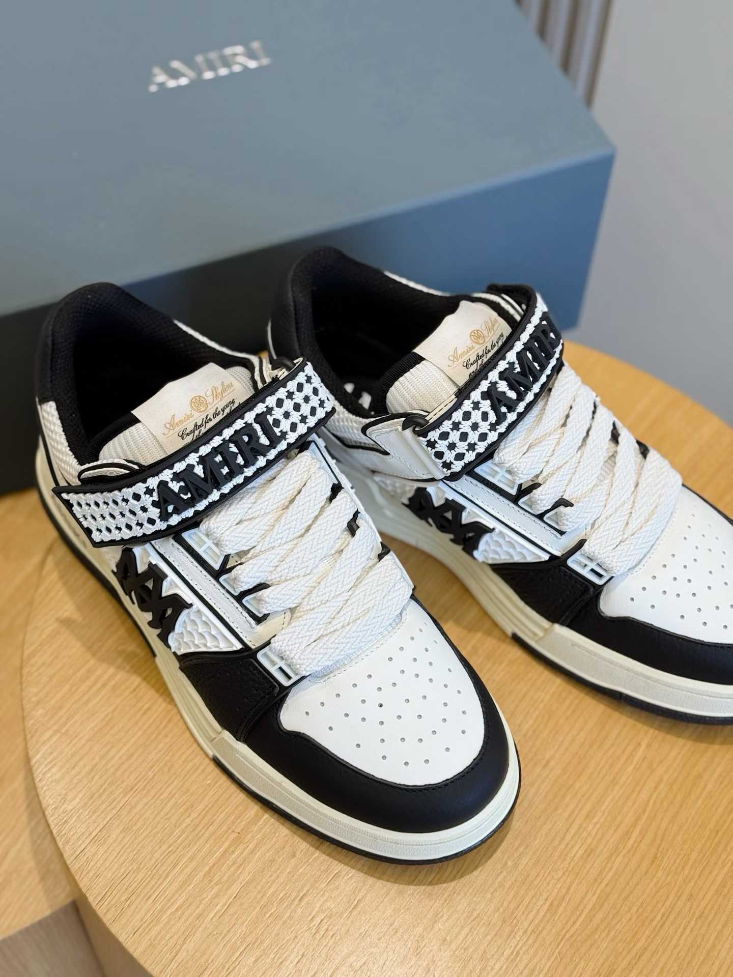 Amiri MA Skyline sneakers in black and white