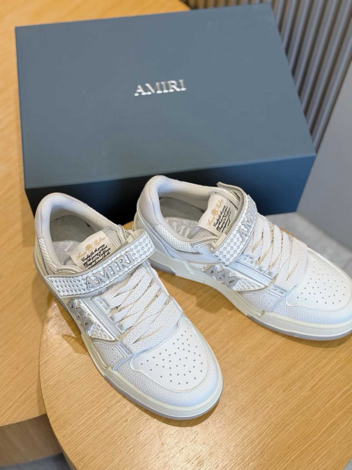 AMIRI MA Skyline logo sneakers in white