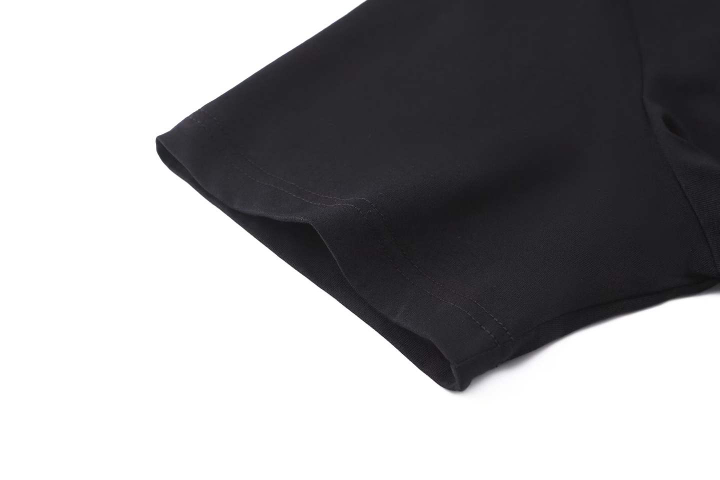 Burberry Black Letchford Logo T-Shirt, a cotton crew-neck top featuring the brand's logo printed on the chest