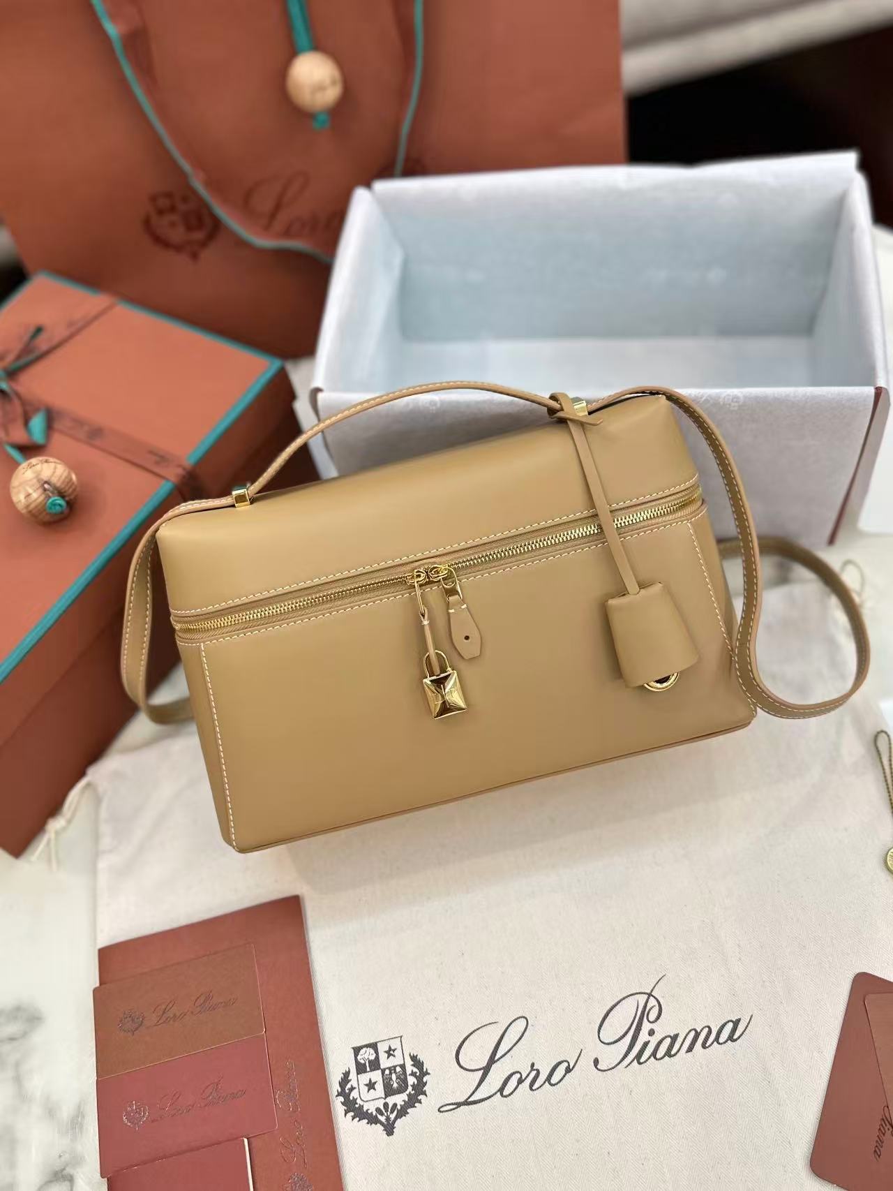 Loro Piana Woman Leather Goods Cross Body and Shoulder Bag