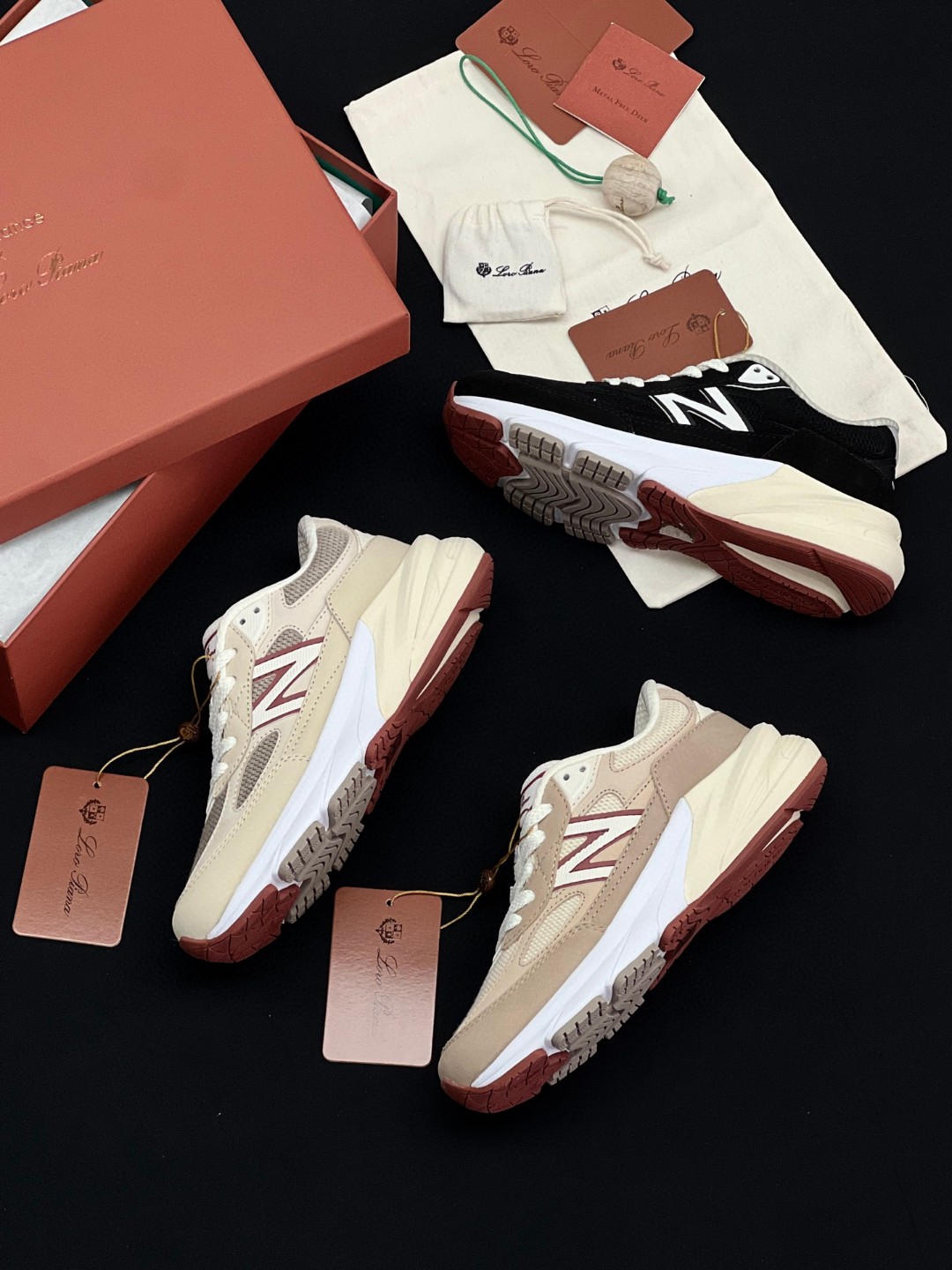 Loro Piana x New Balance Sneaker beige