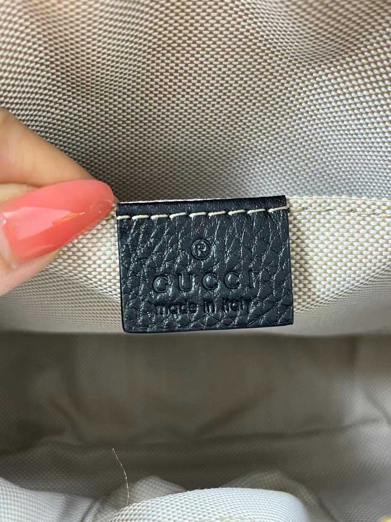 Gucci Leather Soho Small Disco Shoulder Bag Black Camera bag