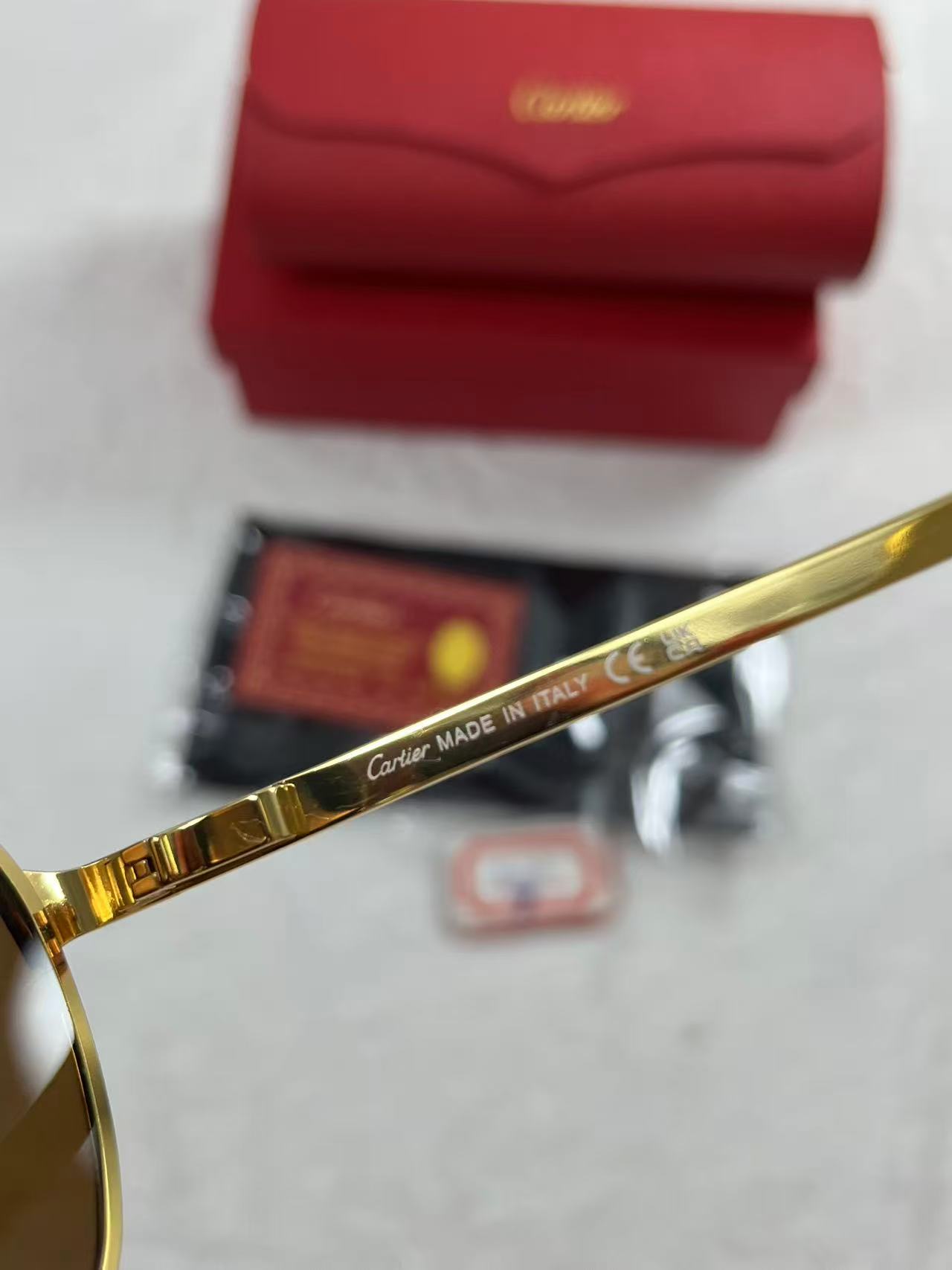 Cartier Sunglasses Gold