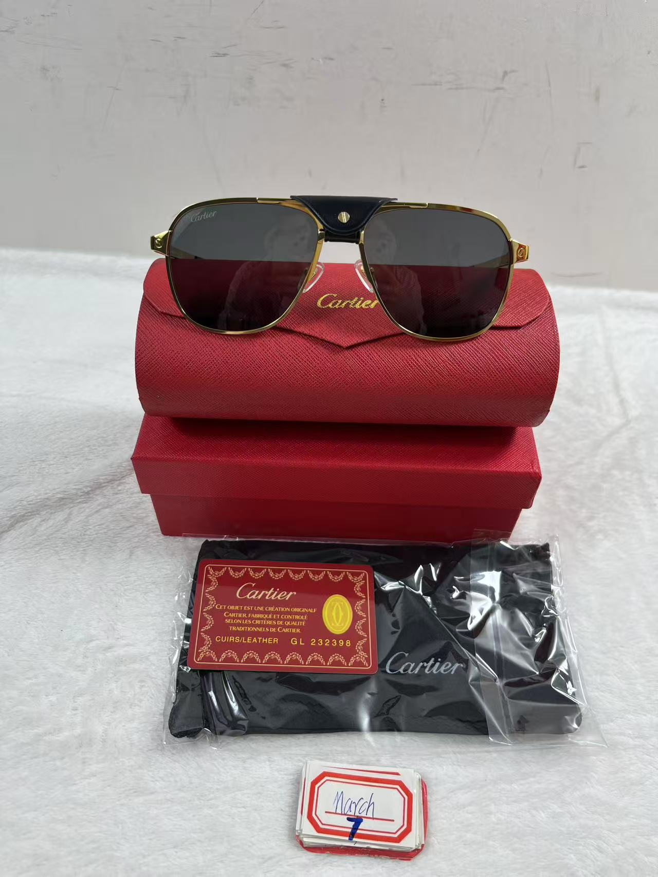 Cartier Green lenses and Gold