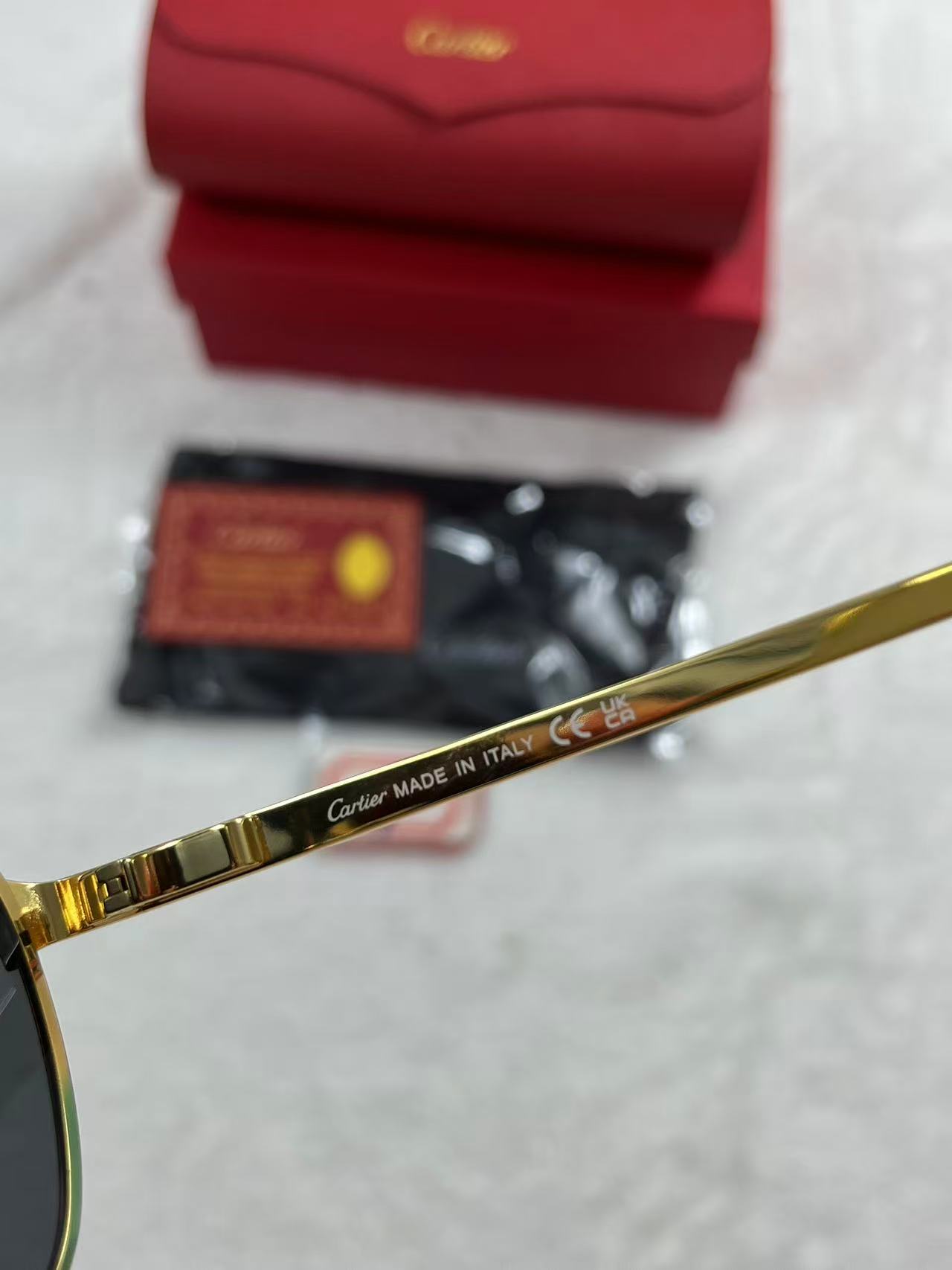 Cartier Green lenses and Gold