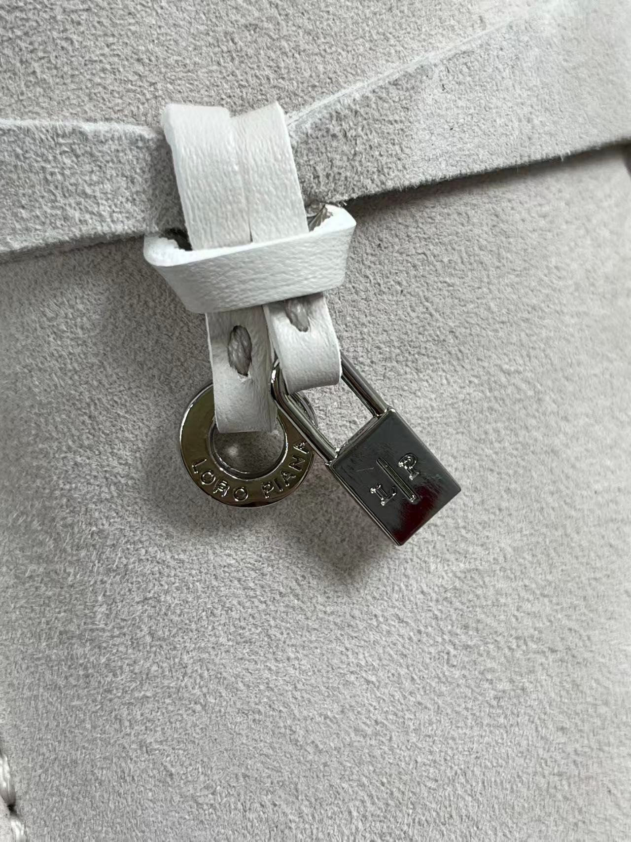 Loro Piana Summer Walk Loafer Suede Pearl