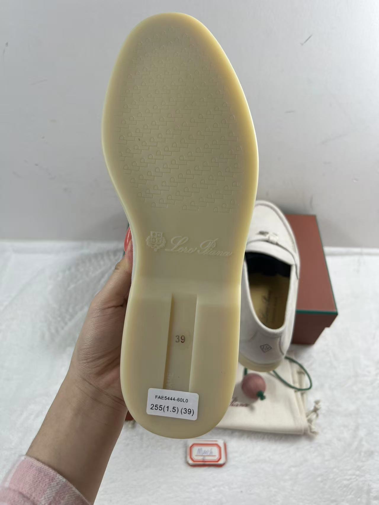 Loro Piana Women Walking Suede Leather Shoe