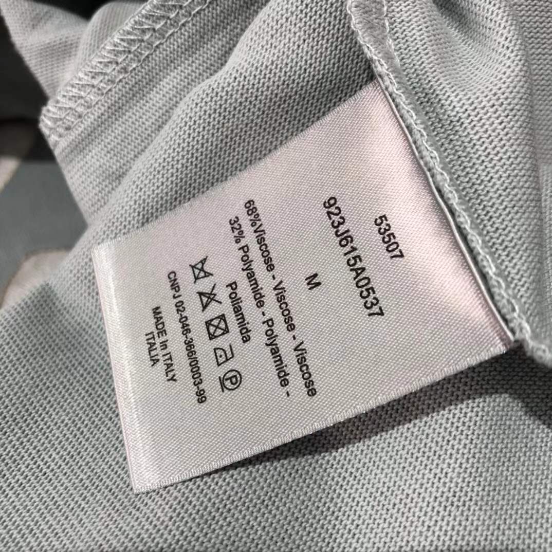 Dior Homme logo light green t-shirt from the Autumn/Winter 2022 collection.