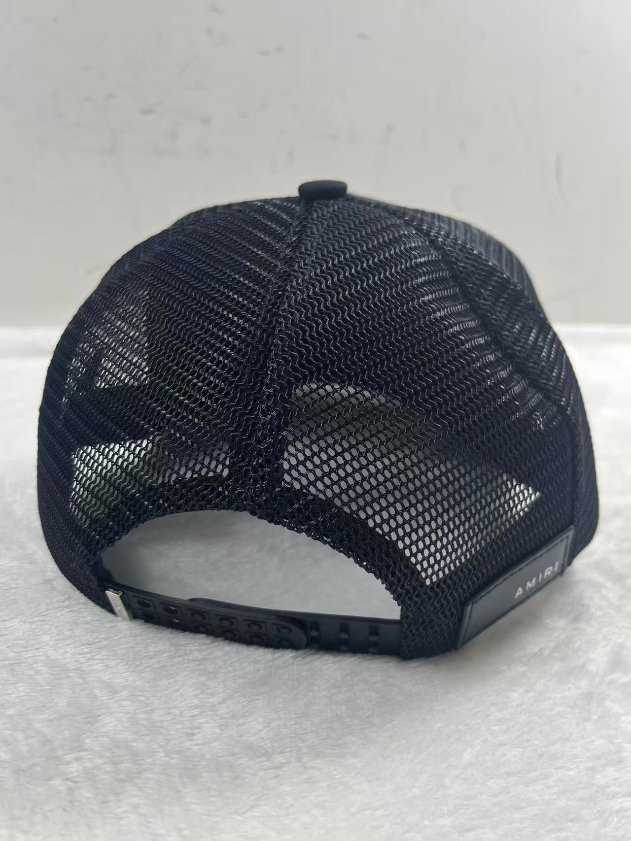 AMIRI 3 Star Trucker Hat black
