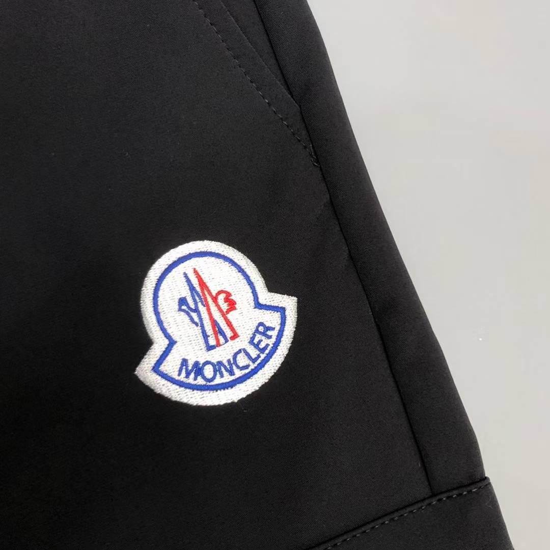 moncler track pant black