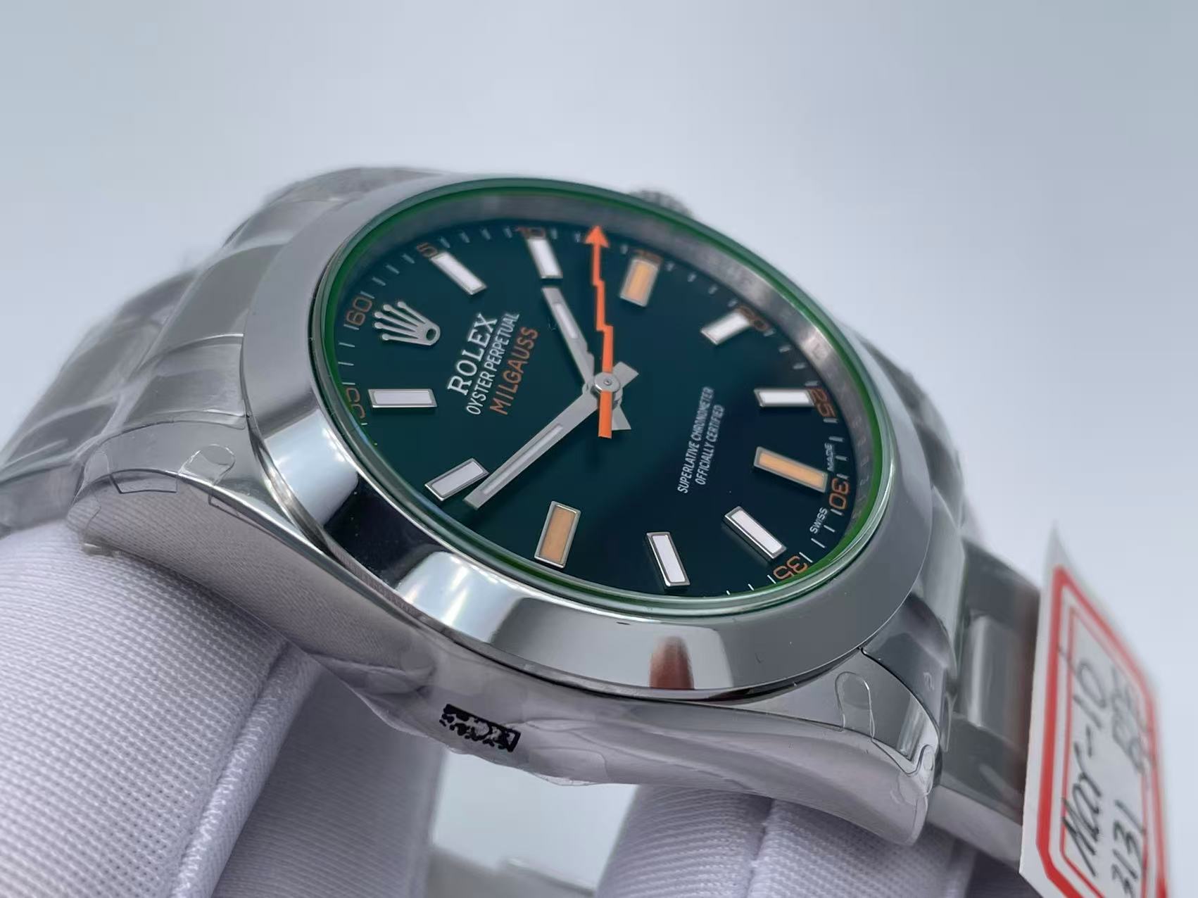 ROLMIL022B - Milgauss Black 116400 M SS/SS Black BPF Asia 3131 $328