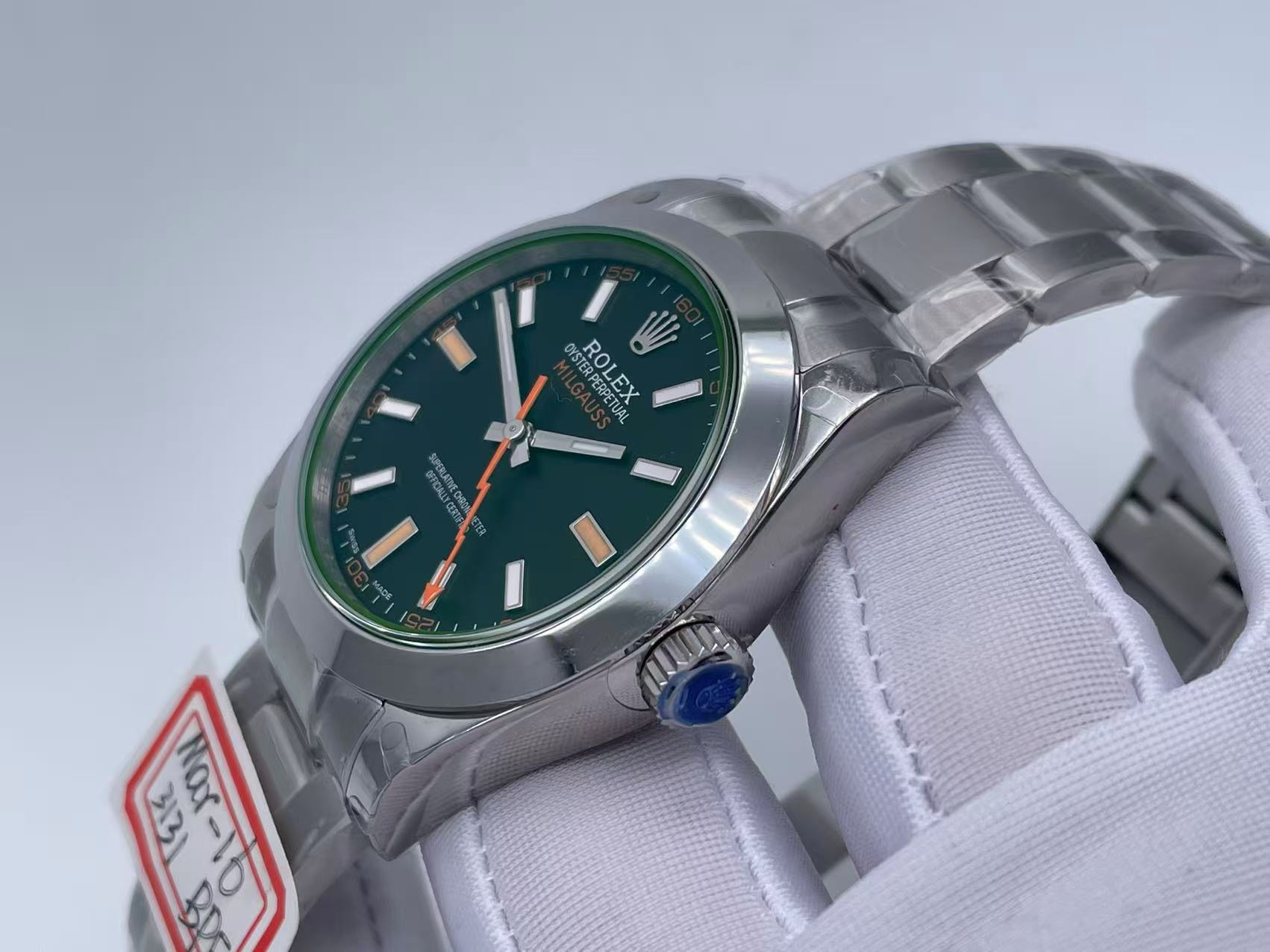 ROLMIL022B - Milgauss Black 116400 M SS/SS Black BPF Asia 3131 $328