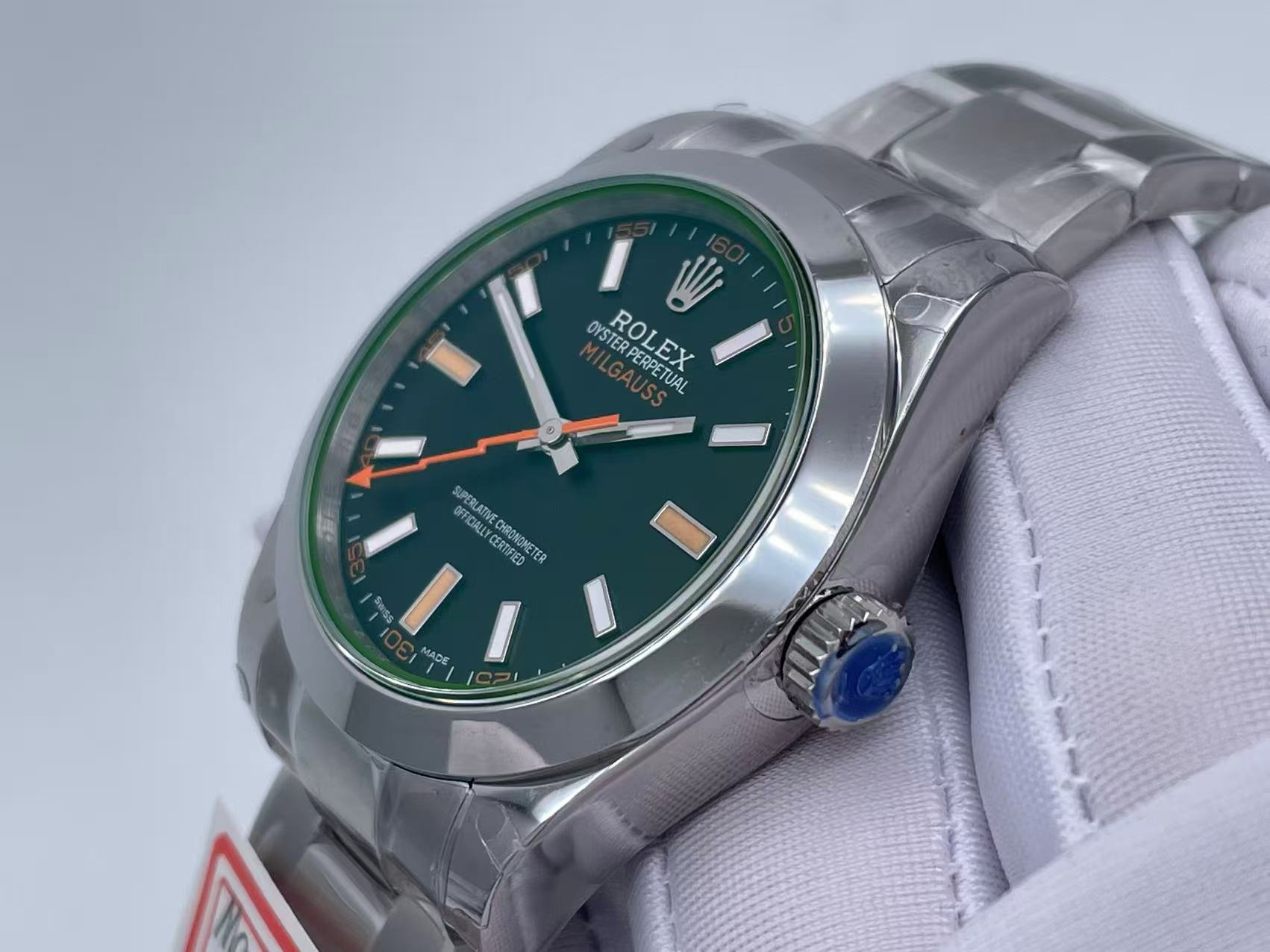 ROLMIL022B - Milgauss Black 116400 M SS/SS Black BPF Asia 3131 $328