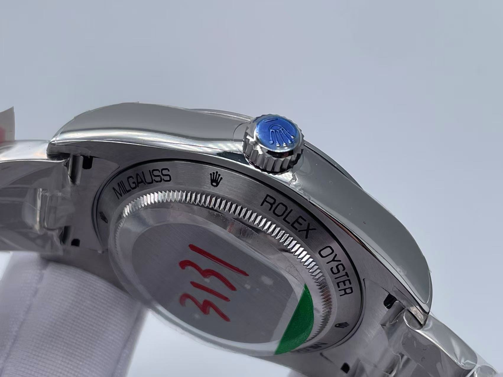 ROLMIL022B - Milgauss Black 116400 M SS/SS Black BPF Asia 3131 $328