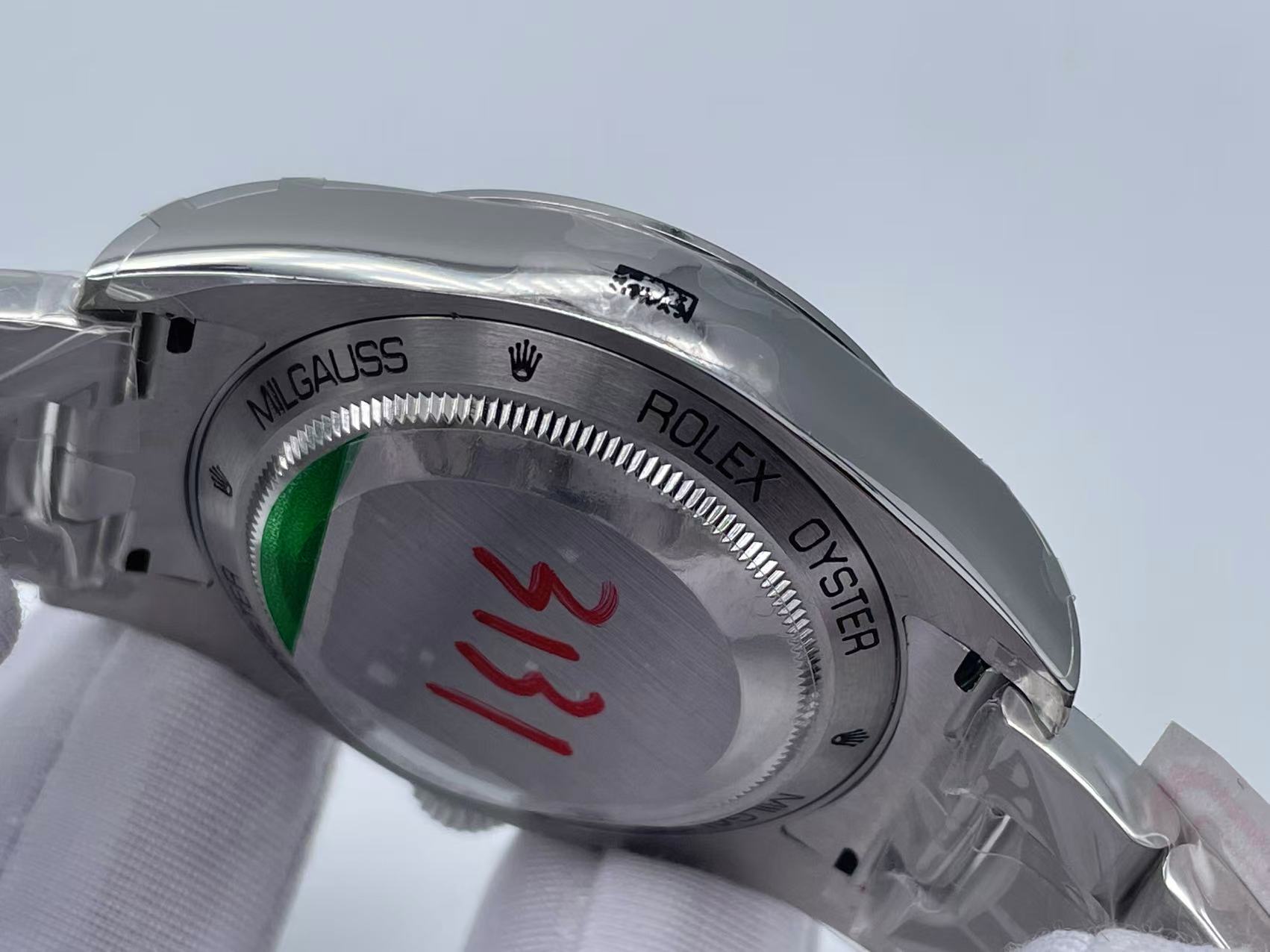 ROLMIL022B - Milgauss Black 116400 M SS/SS Black BPF Asia 3131 $328