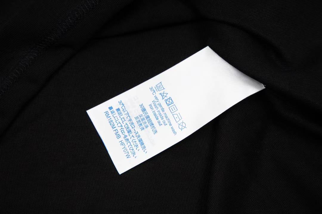 LV cotton t-shirt featuring a graphic print of shoes on the front