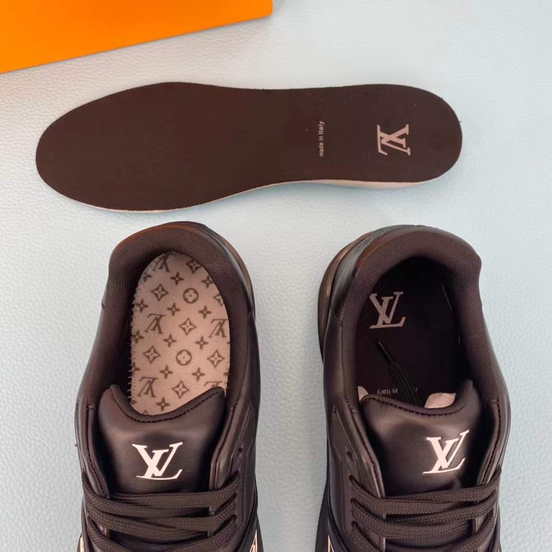 LV Trainer sneakers designed by Virgil Abloh and inspired by vintage basketball shoes