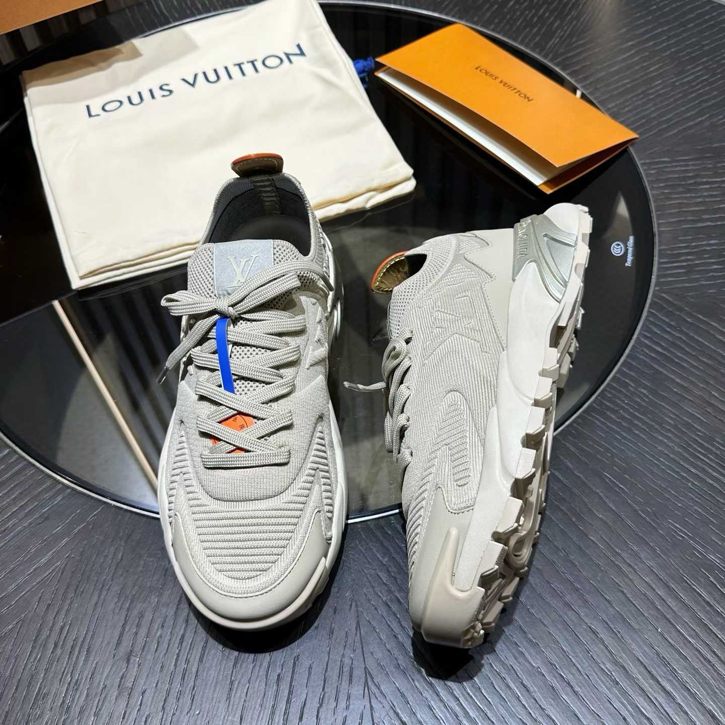 LV Runner Tatic Sneaker is an avant-garde interpretation of a running shoe featuring a mix of technical materials and details inspired by hiking shoes